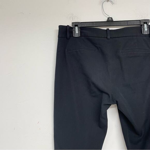 J Crew Black Minnie Side Zip Slim Fit Trouser Dress Pants Womens 6 Preppy Ankle - Picture 10 of 10